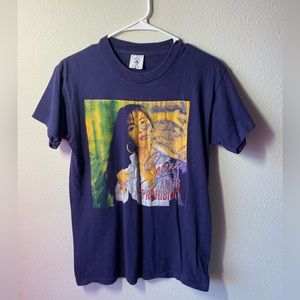 Navy Blue. Selena graphic tee